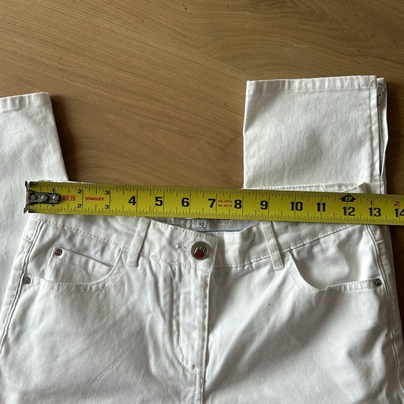 Mademoiselle JACADI white summer crop pants - Picture 10 of 13